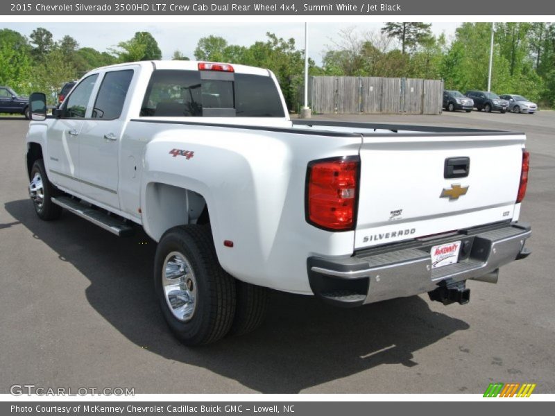 Summit White / Jet Black 2015 Chevrolet Silverado 3500HD LTZ Crew Cab Dual Rear Wheel 4x4