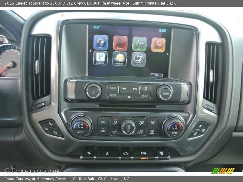 Controls of 2015 Silverado 3500HD LTZ Crew Cab Dual Rear Wheel 4x4