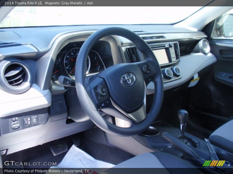 Magnetic Gray Metallic / Ash 2014 Toyota RAV4 LE