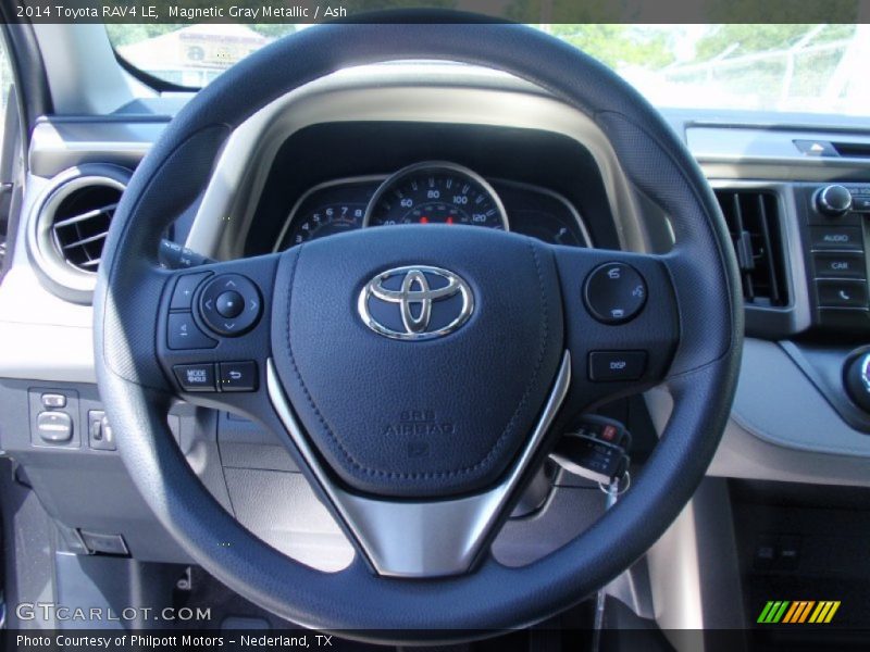 Magnetic Gray Metallic / Ash 2014 Toyota RAV4 LE