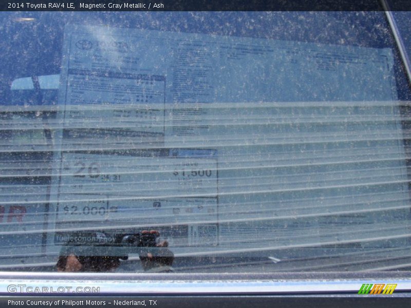 Magnetic Gray Metallic / Ash 2014 Toyota RAV4 LE