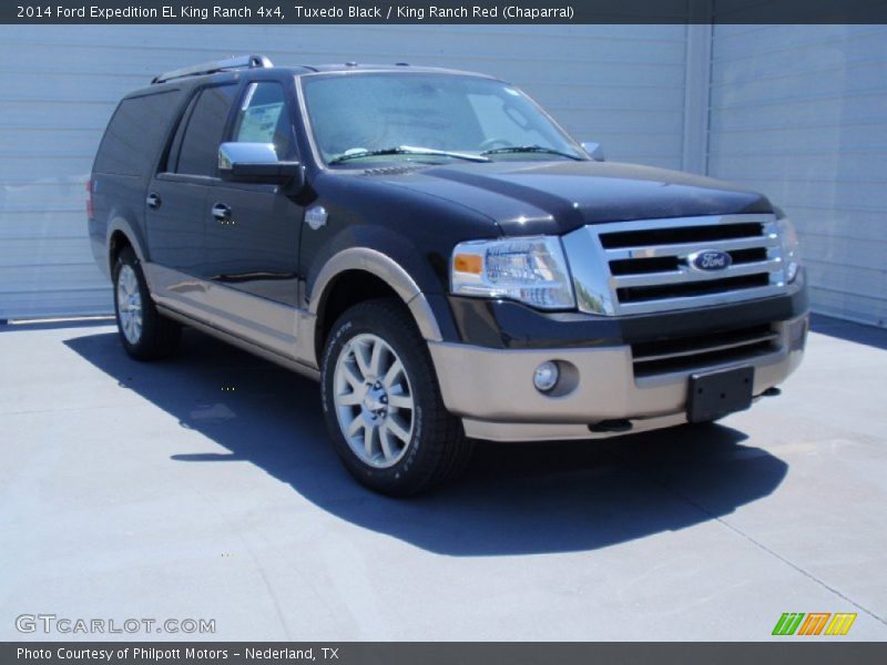 Tuxedo Black / King Ranch Red (Chaparral) 2014 Ford Expedition EL King Ranch 4x4
