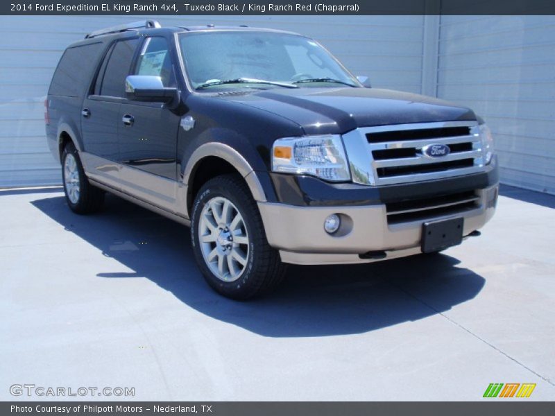 Tuxedo Black / King Ranch Red (Chaparral) 2014 Ford Expedition EL King Ranch 4x4