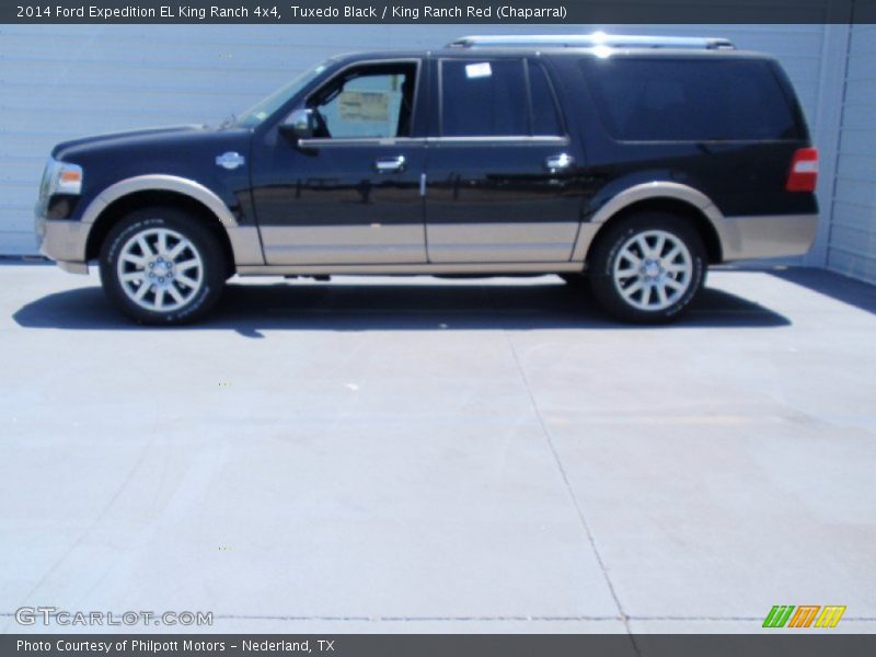 Tuxedo Black / King Ranch Red (Chaparral) 2014 Ford Expedition EL King Ranch 4x4