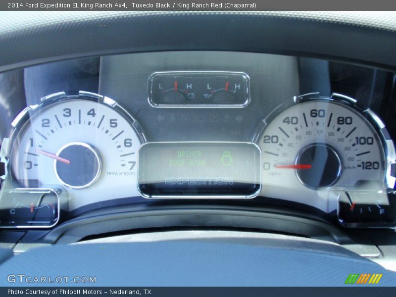 Tuxedo Black / King Ranch Red (Chaparral) 2014 Ford Expedition EL King Ranch 4x4