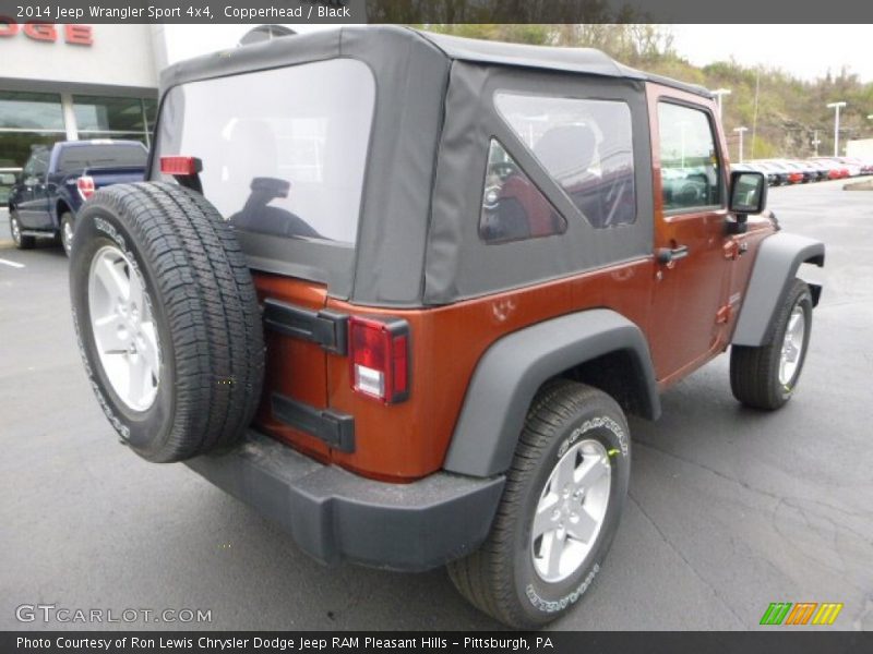 Copperhead / Black 2014 Jeep Wrangler Sport 4x4