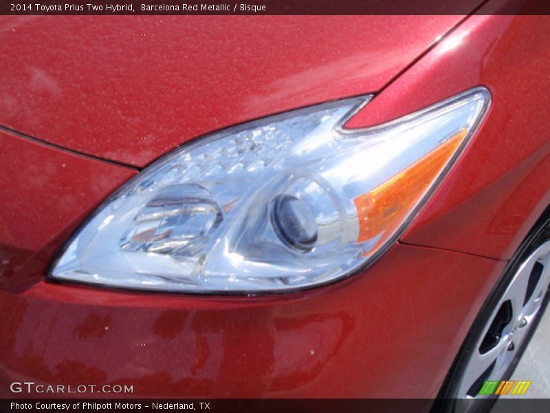 Barcelona Red Metallic / Bisque 2014 Toyota Prius Two Hybrid