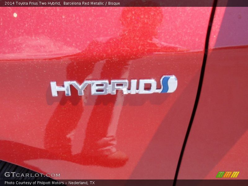 Barcelona Red Metallic / Bisque 2014 Toyota Prius Two Hybrid