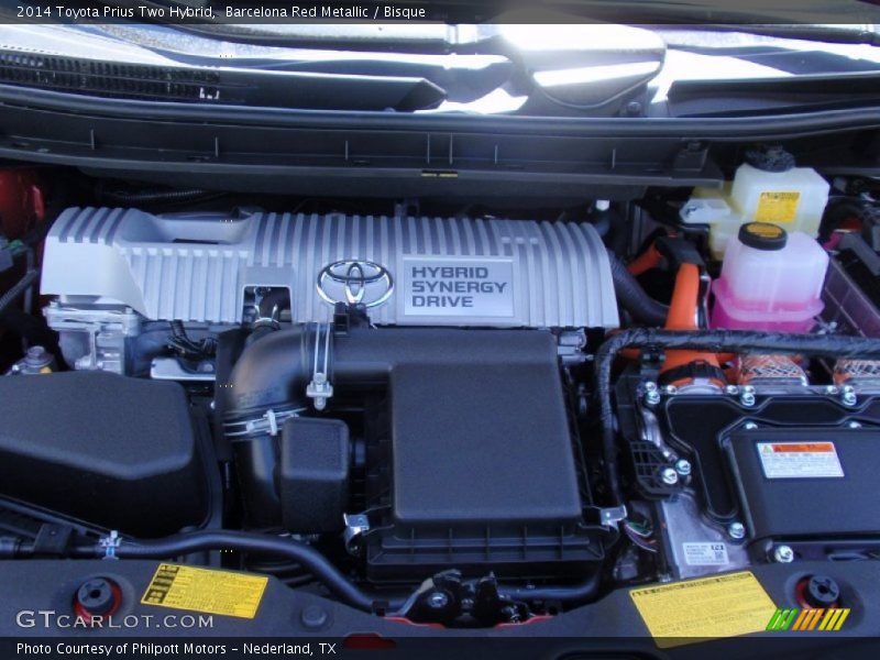 Barcelona Red Metallic / Bisque 2014 Toyota Prius Two Hybrid