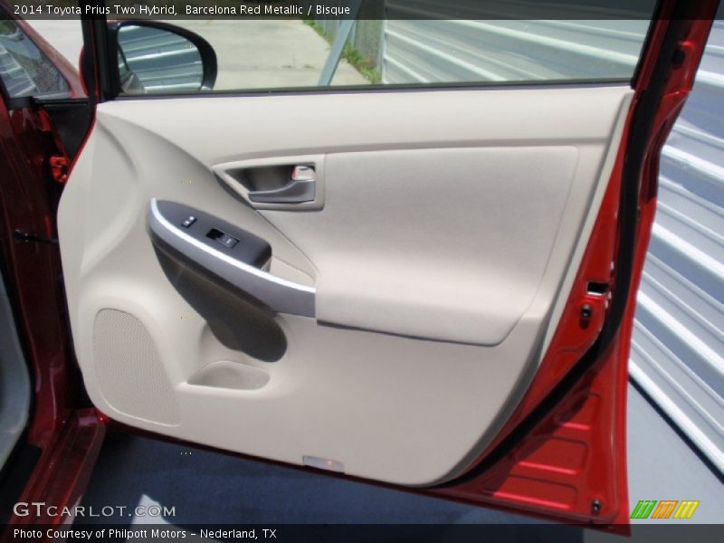 Barcelona Red Metallic / Bisque 2014 Toyota Prius Two Hybrid