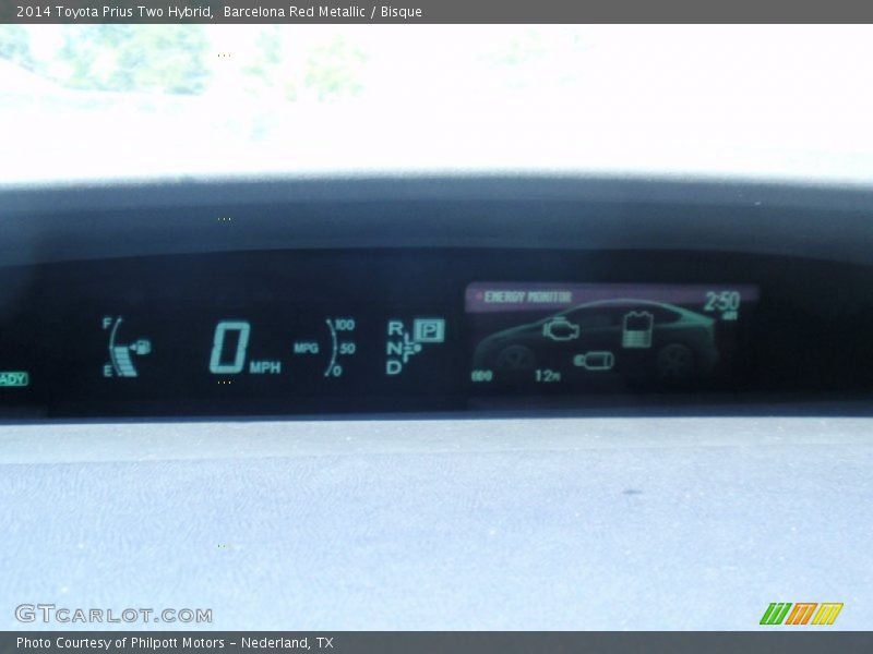 Barcelona Red Metallic / Bisque 2014 Toyota Prius Two Hybrid