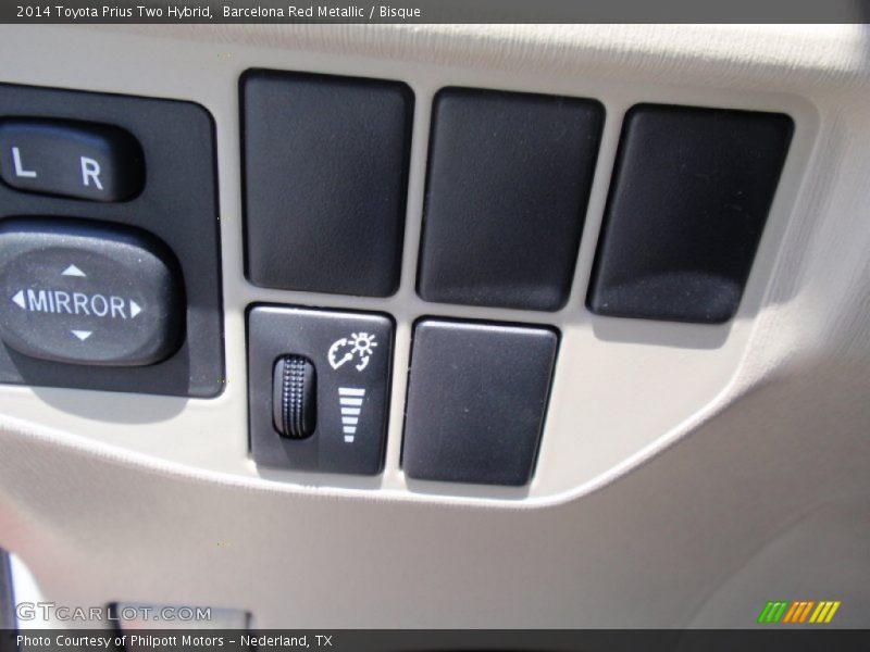 Barcelona Red Metallic / Bisque 2014 Toyota Prius Two Hybrid