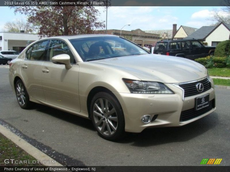 Satin Cashmere Metallic / Flaxen 2013 Lexus GS 350 AWD