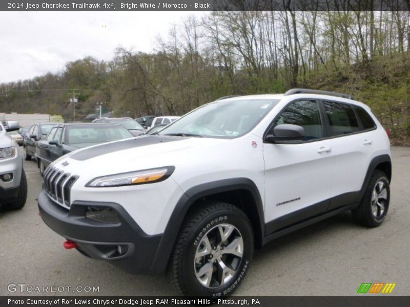 Bright White / Morocco - Black 2014 Jeep Cherokee Trailhawk 4x4