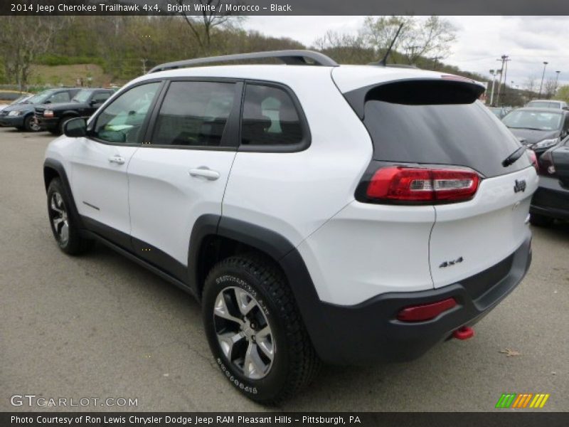 Bright White / Morocco - Black 2014 Jeep Cherokee Trailhawk 4x4