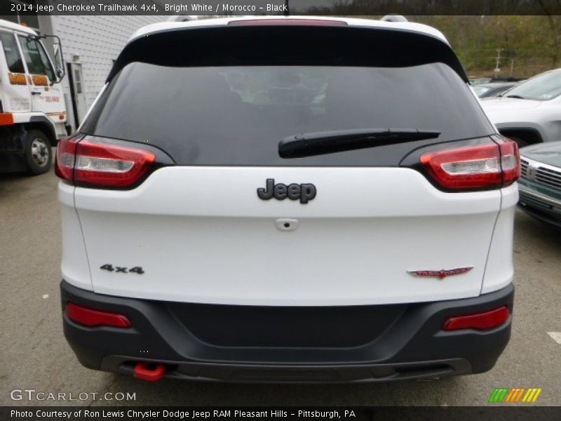 Bright White / Morocco - Black 2014 Jeep Cherokee Trailhawk 4x4