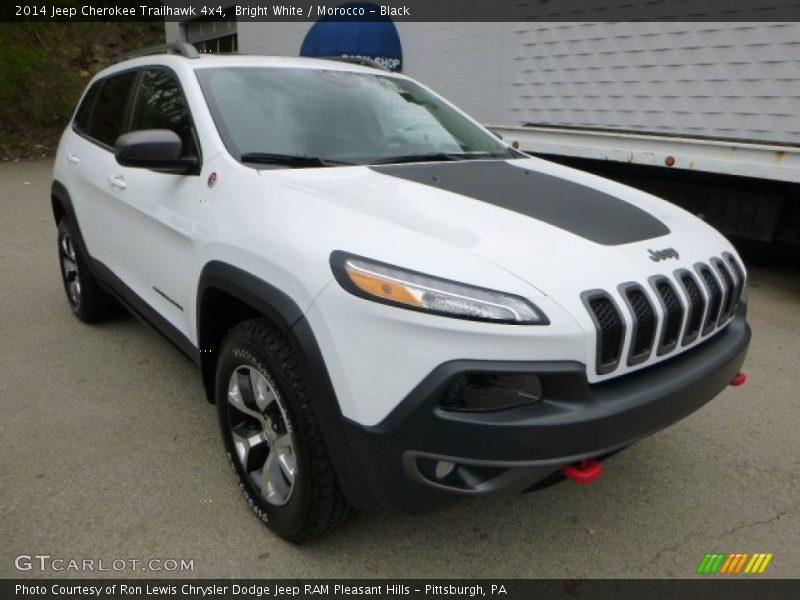 Bright White / Morocco - Black 2014 Jeep Cherokee Trailhawk 4x4