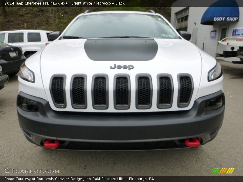 Bright White / Morocco - Black 2014 Jeep Cherokee Trailhawk 4x4