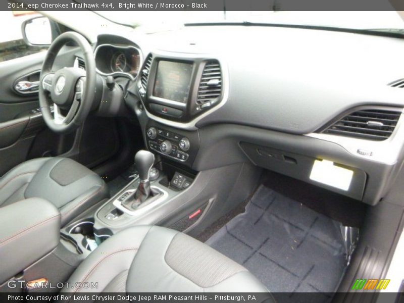 Bright White / Morocco - Black 2014 Jeep Cherokee Trailhawk 4x4