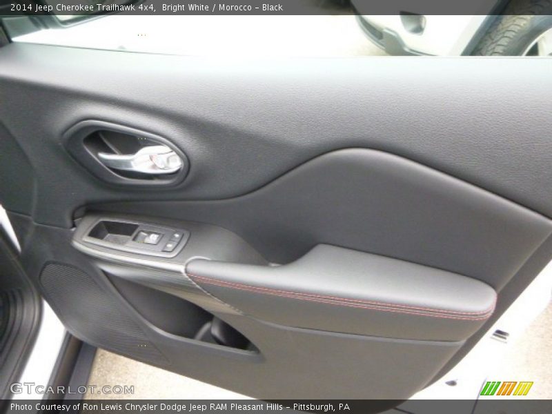 Bright White / Morocco - Black 2014 Jeep Cherokee Trailhawk 4x4