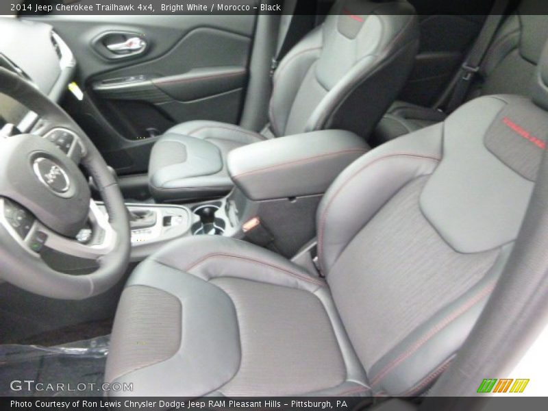 Bright White / Morocco - Black 2014 Jeep Cherokee Trailhawk 4x4