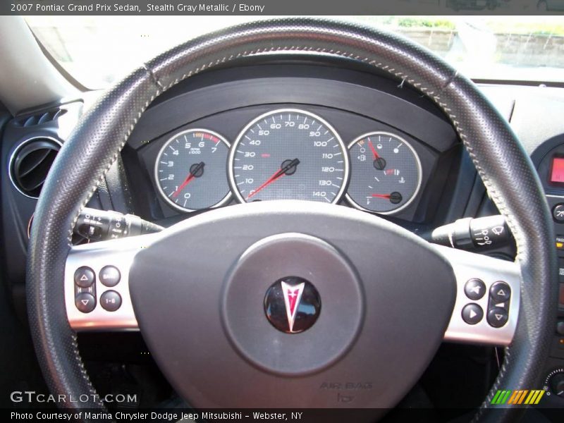 Stealth Gray Metallic / Ebony 2007 Pontiac Grand Prix Sedan