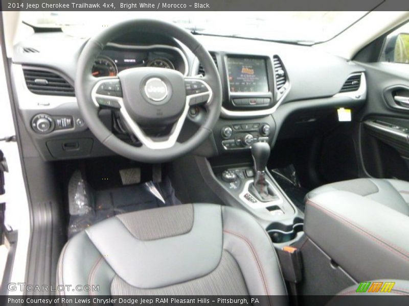 Bright White / Morocco - Black 2014 Jeep Cherokee Trailhawk 4x4