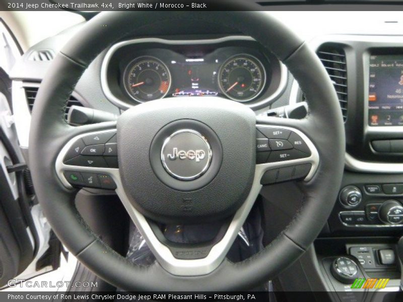 Bright White / Morocco - Black 2014 Jeep Cherokee Trailhawk 4x4