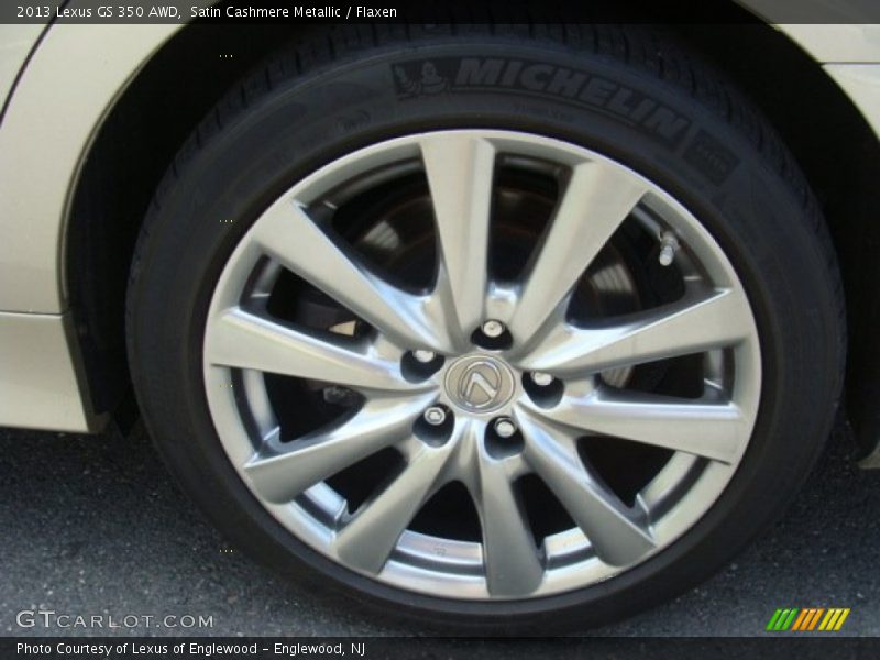 Satin Cashmere Metallic / Flaxen 2013 Lexus GS 350 AWD