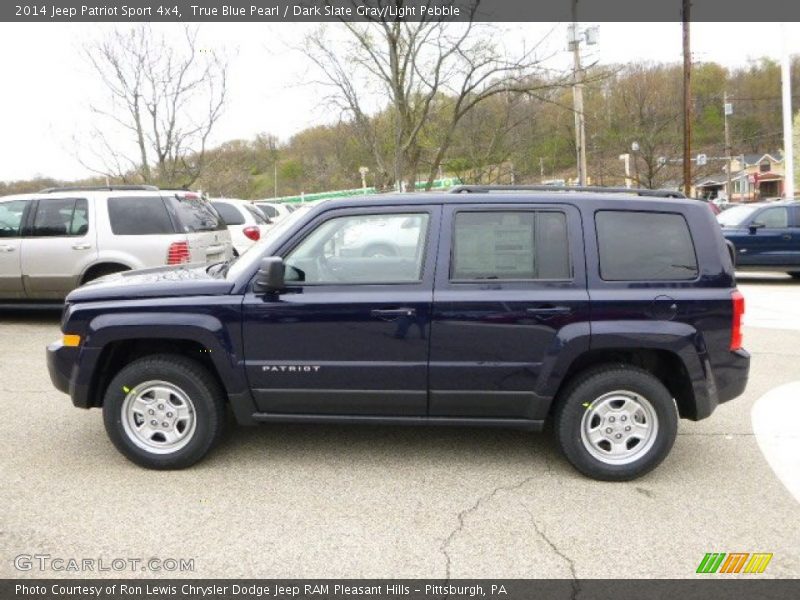 True Blue Pearl / Dark Slate Gray/Light Pebble 2014 Jeep Patriot Sport 4x4