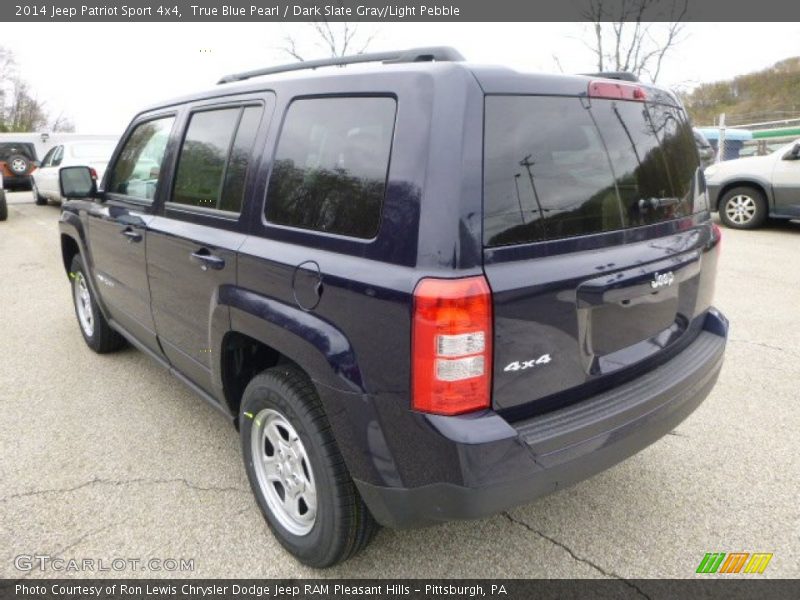 True Blue Pearl / Dark Slate Gray/Light Pebble 2014 Jeep Patriot Sport 4x4