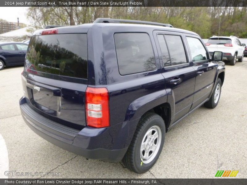 True Blue Pearl / Dark Slate Gray/Light Pebble 2014 Jeep Patriot Sport 4x4