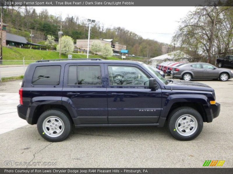 True Blue Pearl / Dark Slate Gray/Light Pebble 2014 Jeep Patriot Sport 4x4