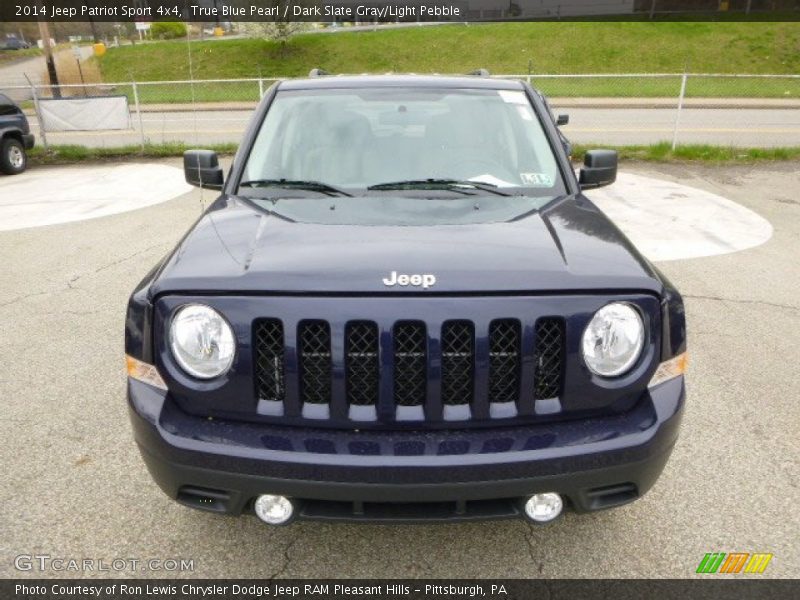True Blue Pearl / Dark Slate Gray/Light Pebble 2014 Jeep Patriot Sport 4x4