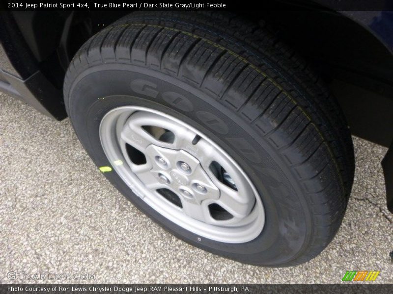 True Blue Pearl / Dark Slate Gray/Light Pebble 2014 Jeep Patriot Sport 4x4