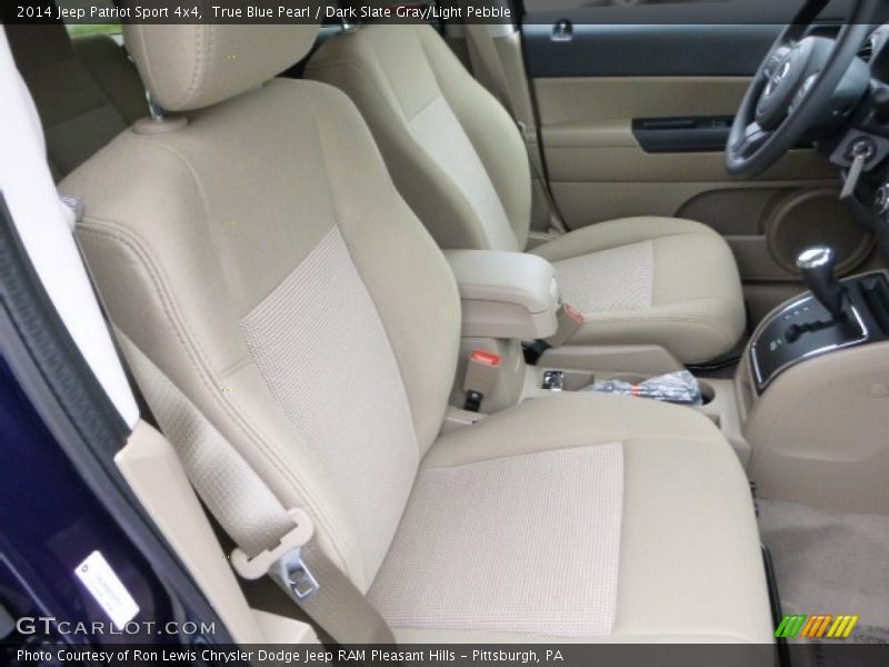 True Blue Pearl / Dark Slate Gray/Light Pebble 2014 Jeep Patriot Sport 4x4