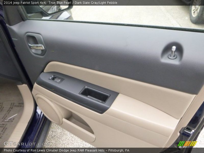 True Blue Pearl / Dark Slate Gray/Light Pebble 2014 Jeep Patriot Sport 4x4