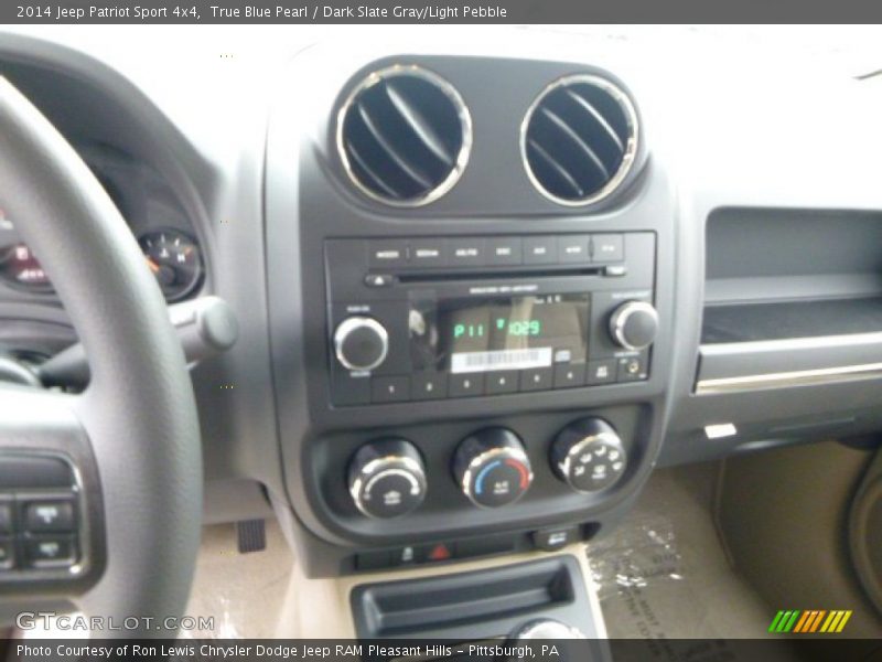 True Blue Pearl / Dark Slate Gray/Light Pebble 2014 Jeep Patriot Sport 4x4