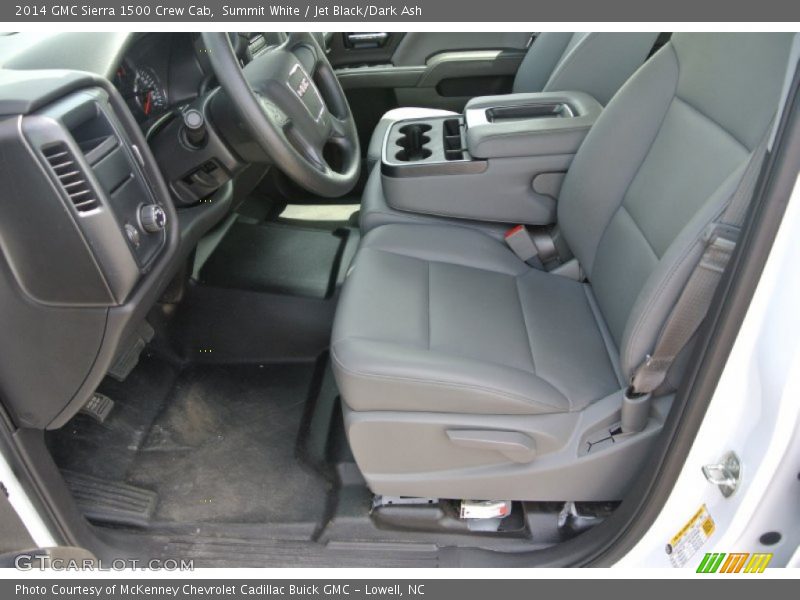 Summit White / Jet Black/Dark Ash 2014 GMC Sierra 1500 Crew Cab