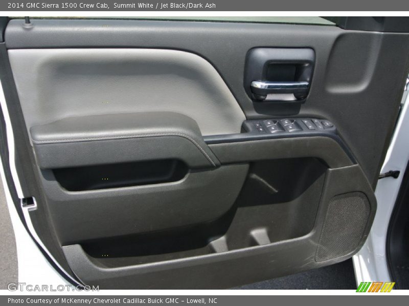 Summit White / Jet Black/Dark Ash 2014 GMC Sierra 1500 Crew Cab