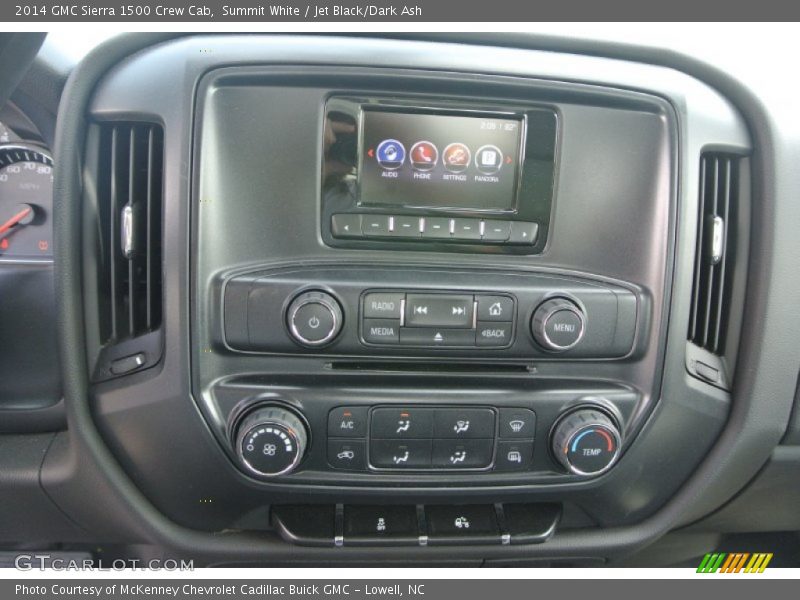 Summit White / Jet Black/Dark Ash 2014 GMC Sierra 1500 Crew Cab