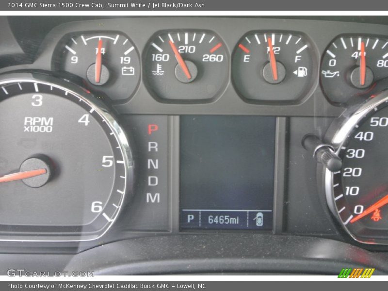 Summit White / Jet Black/Dark Ash 2014 GMC Sierra 1500 Crew Cab