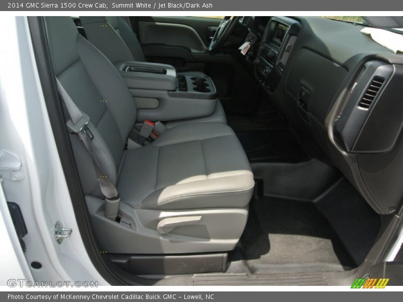 Summit White / Jet Black/Dark Ash 2014 GMC Sierra 1500 Crew Cab