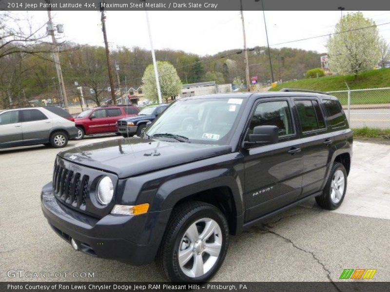 Maximum Steel Metallic / Dark Slate Gray 2014 Jeep Patriot Latitude 4x4