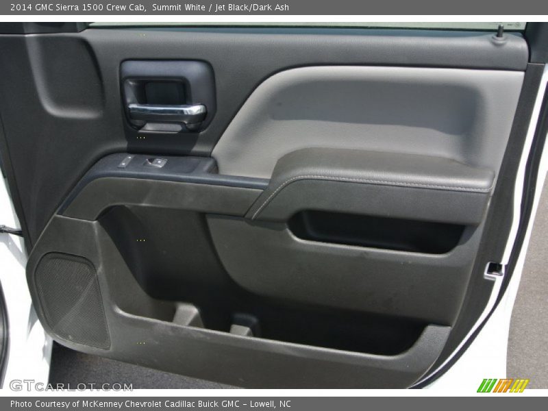Summit White / Jet Black/Dark Ash 2014 GMC Sierra 1500 Crew Cab