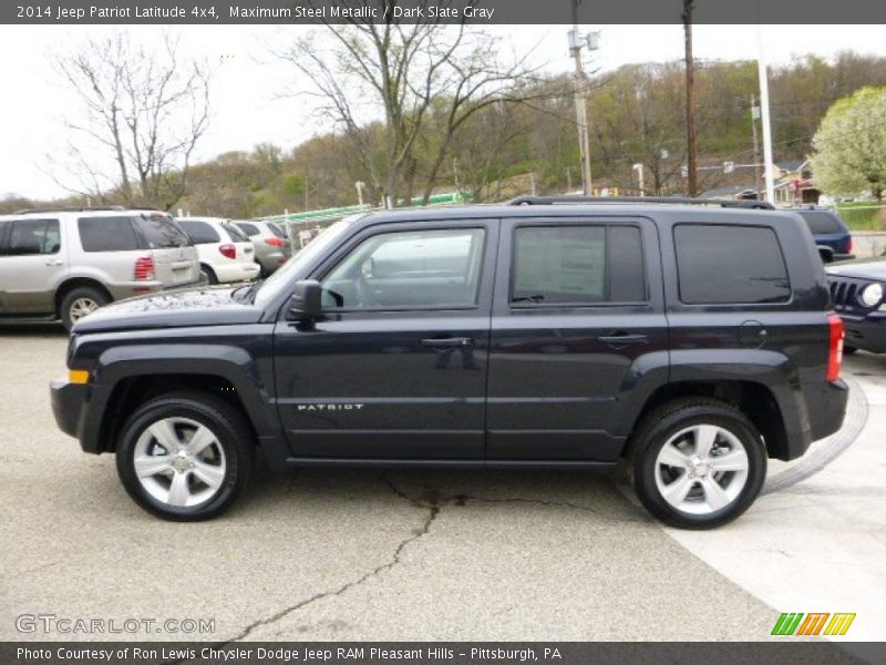 Maximum Steel Metallic / Dark Slate Gray 2014 Jeep Patriot Latitude 4x4