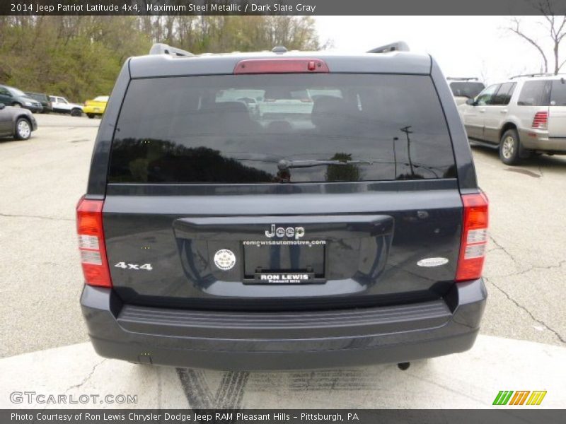 Maximum Steel Metallic / Dark Slate Gray 2014 Jeep Patriot Latitude 4x4