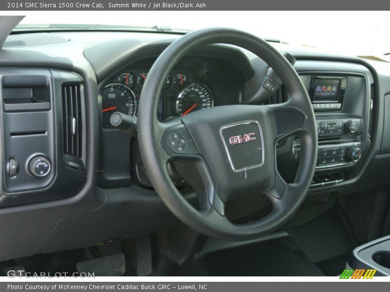 Summit White / Jet Black/Dark Ash 2014 GMC Sierra 1500 Crew Cab