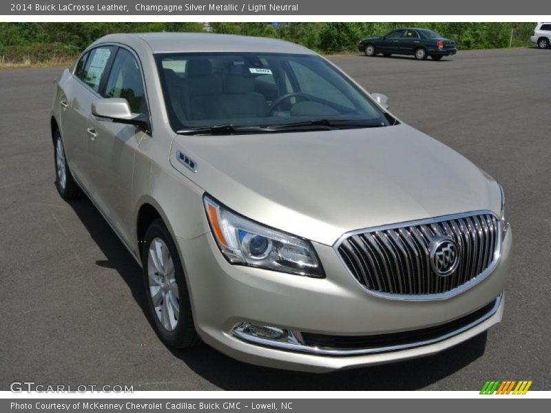 Champagne Silver Metallic / Light Neutral 2014 Buick LaCrosse Leather