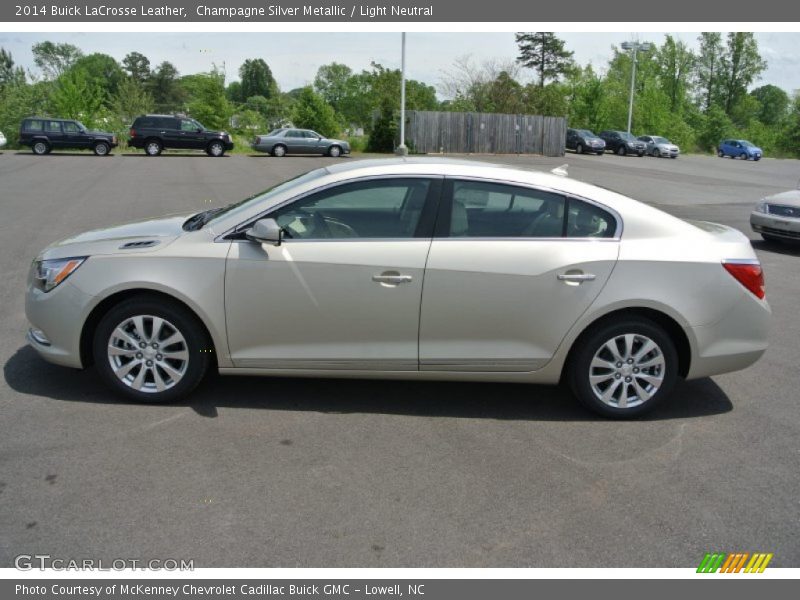 Champagne Silver Metallic / Light Neutral 2014 Buick LaCrosse Leather